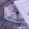 Net lace, plum blossom embroidery, tablecloth, decorative accessories, fine hollowed-out lace, lace, lace clothing wholesale details Picture